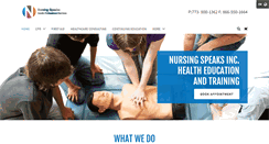 Desktop Screenshot of nursingspeaks.com